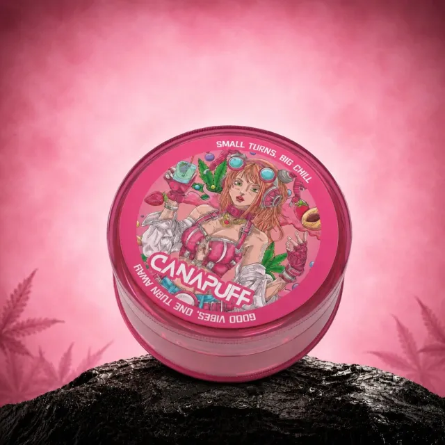 Canapuff Lychee Dream mini grinder 40 mm plast