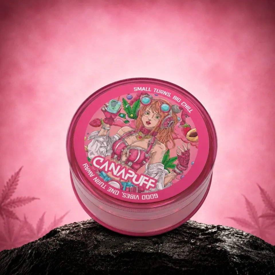 Canapuff Lychee Dream mini grinder 40 mm plast