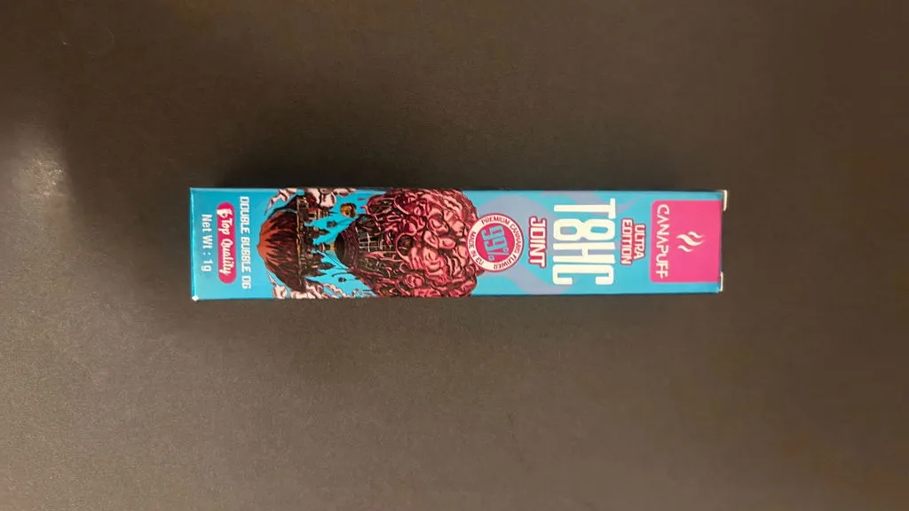 Canapuff T8HC Joint Double Bubble 99% 1 g bubblegum