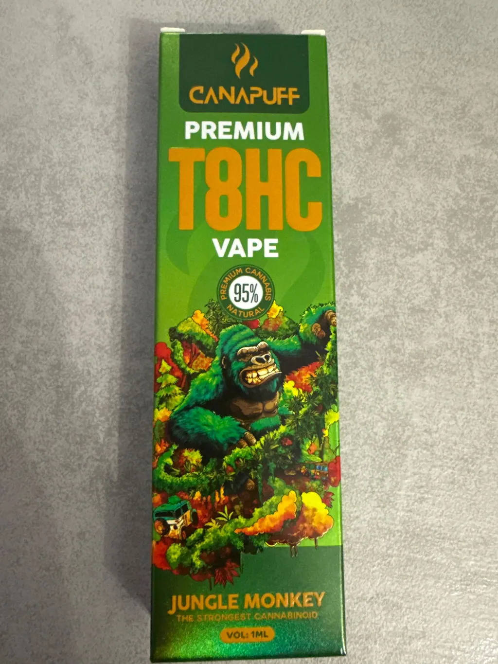 Canapuff Jungle Monkey T8HC vape 1 ml 95% citrus