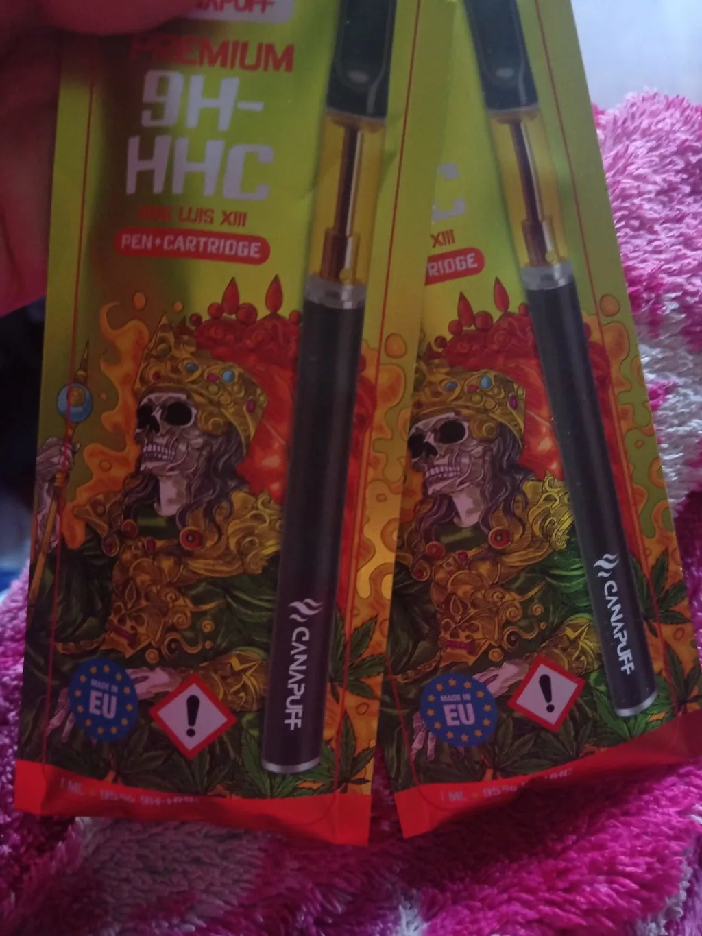 Canapuff King Luis XIII 9H-HHC vape penn 95% klassisk
