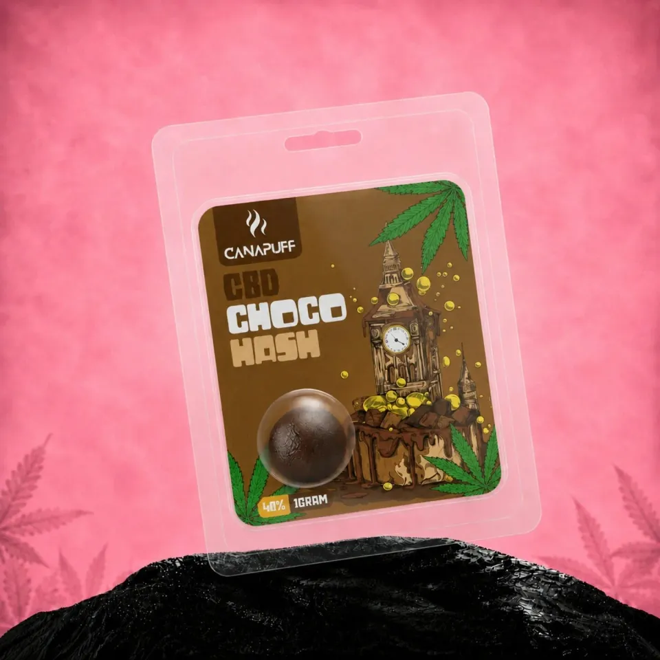 Canapuff Choco CBD-hasj 60% sjokolade