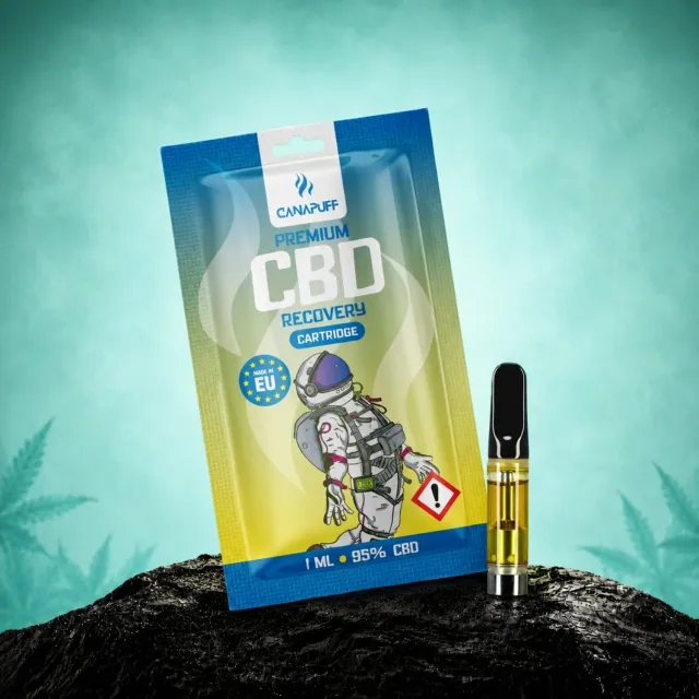 Canapuff CBD Recovery vapepatron 95% 1 ml