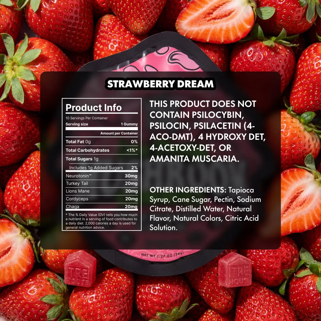 TRE House Strawberry Dream soppgummy jordbær