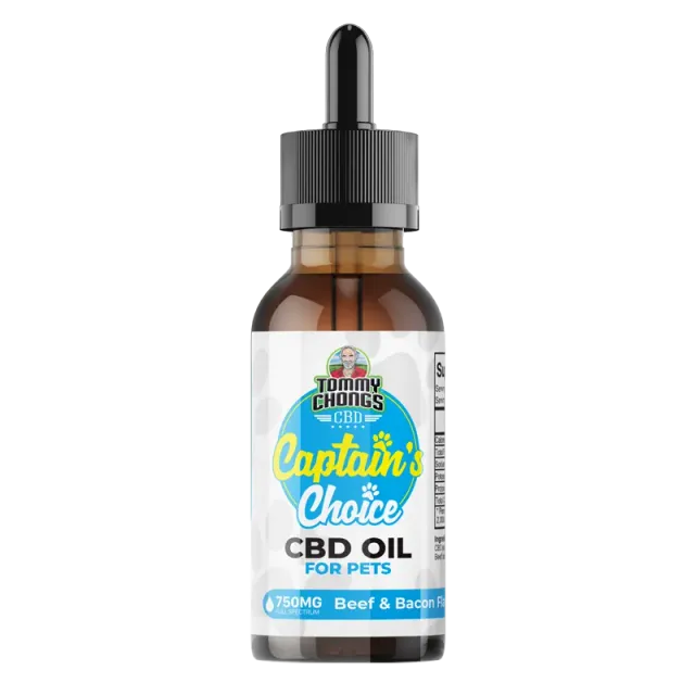 Cheech & Chong Captain's Choice CBD-olje hund 750 mg naturlig