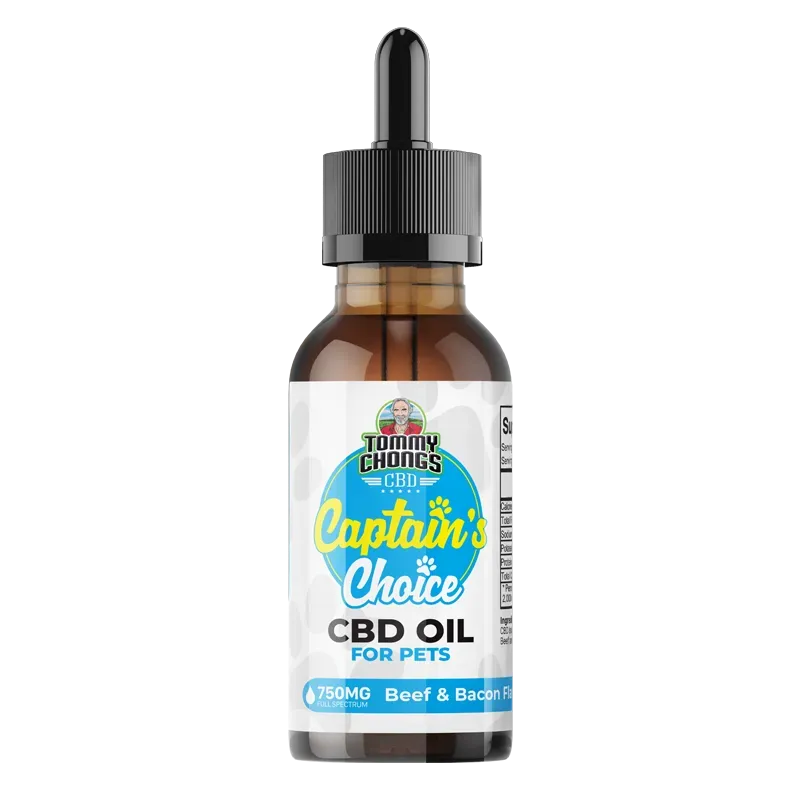 Cheech & Chong Captain's Choice CBD-olje hund 750 mg naturlig