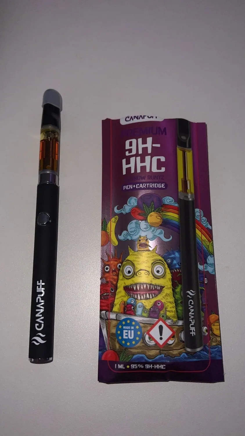 CANAPUFF 9H-HHC Rainbow Runtz penn + patron 95%