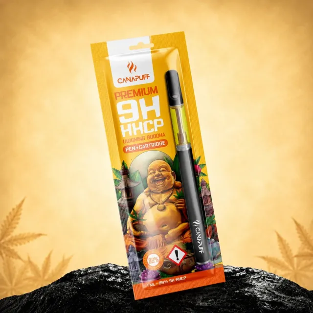 Canapuff 9H-HHCP penn + patron Laughing Buddha 1ml lakris
