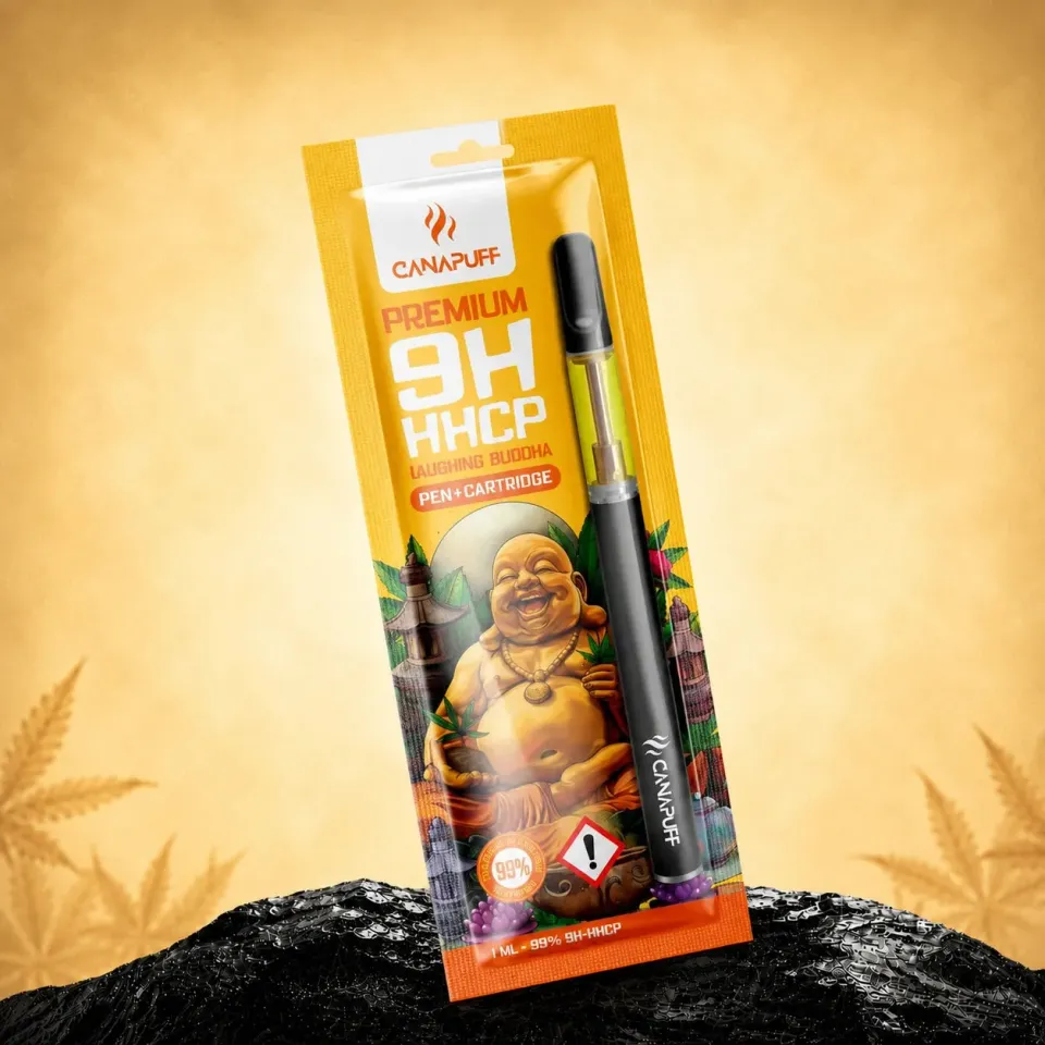 Canapuff 9H-HHCP penn + patron Laughing Buddha 1ml lakris