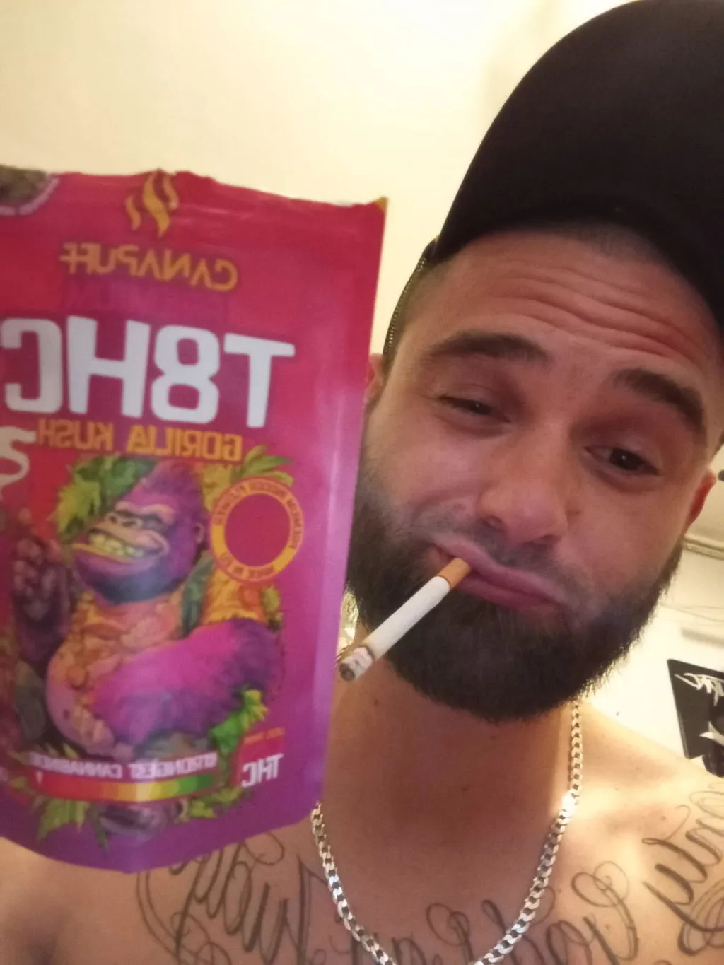 Canapuff Gorilla Kush 99% T8HC-blomster 1 g jord