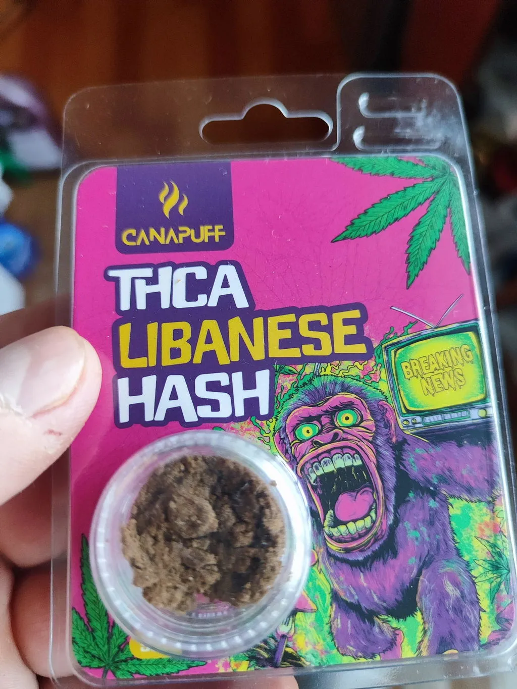 Canapuff Libanese THCA hash 1 g 99% mild