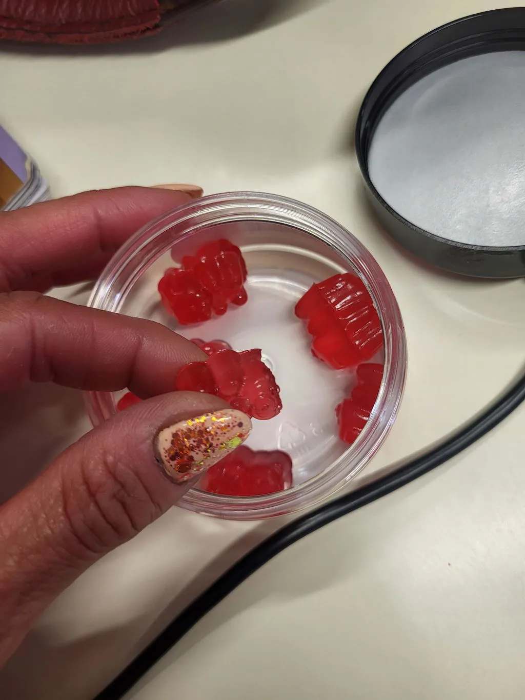 Canapuff THCv Gummies vingummi 10 stk bringebaer