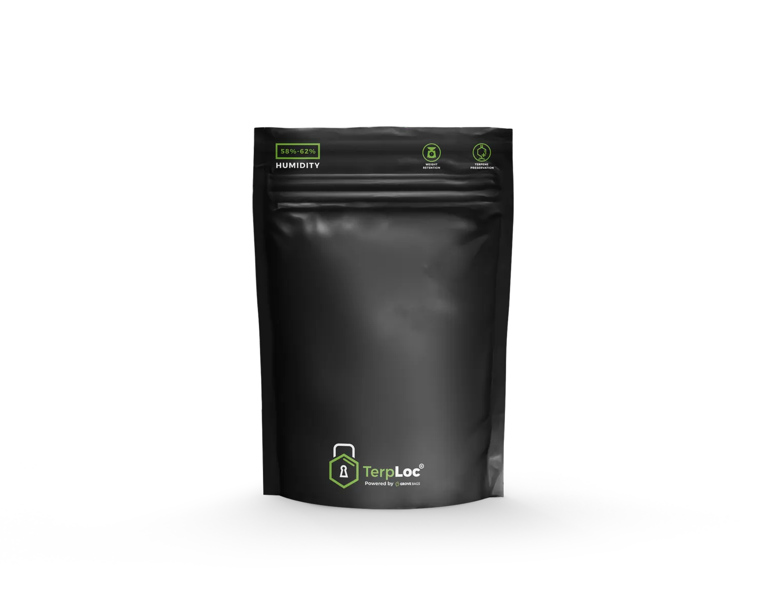 Grove Bags TerpLoc pose CR opak barnesikker luktett