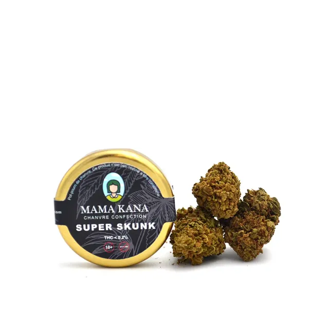 LeGrossiste Super Skunk CBD-blomster 5 bokser 2 g drivhus