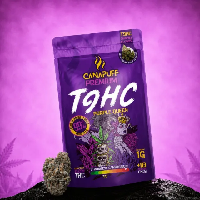 Canapuff T9HC Toppskudd Purple Queen 99% 1g