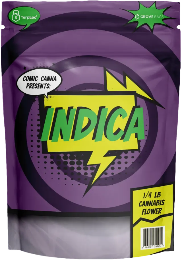 Grove Bags Comic Canna 1 CR pose 100g vindu