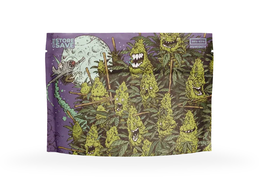Grove Bags Mossy Giant Terpene Forest pose 7g 1-pk opak