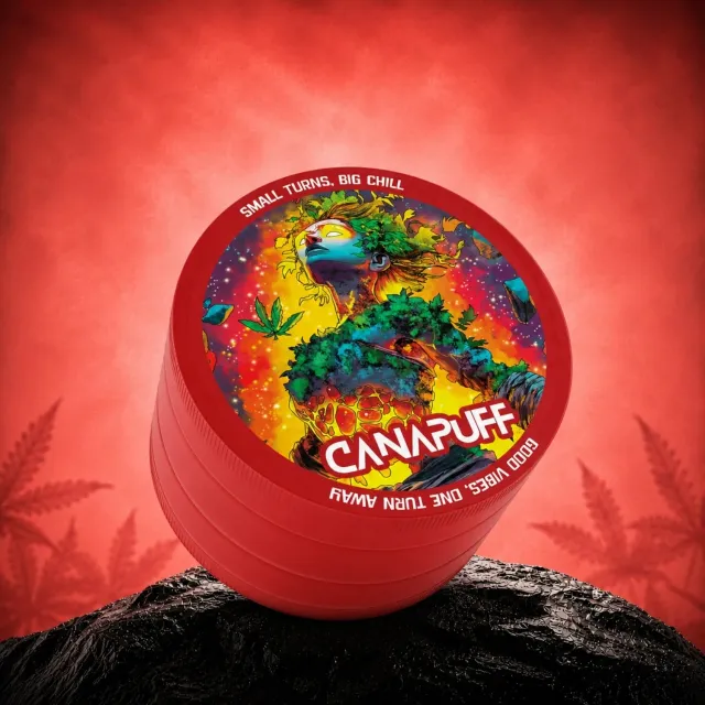 Canapuff Euforic metal grinder 60 mm 4-delt