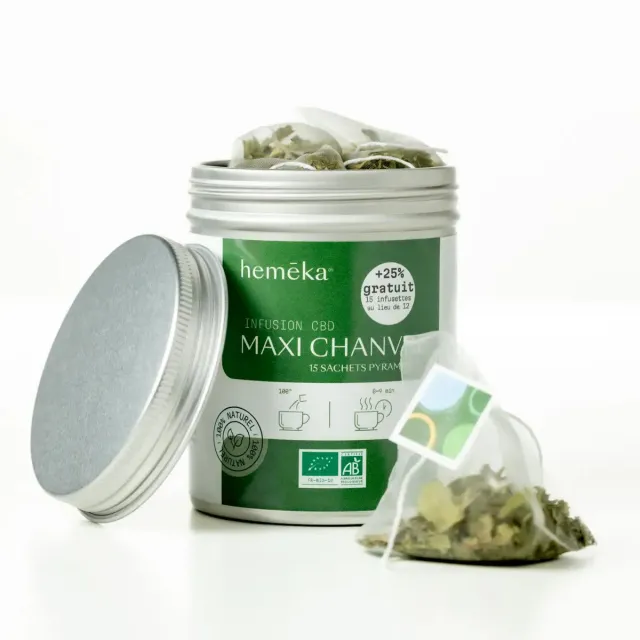 Hemeka Maxi urtete CBD 70% mynte pyramideposer