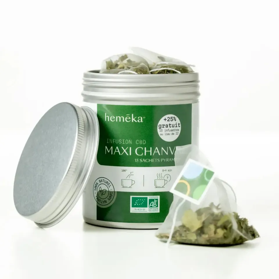 Hemeka Maxi urtete CBD 70% mynte pyramideposer