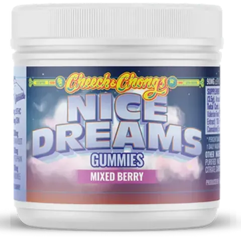 Cheech & Chong Nice Dreams gummies bær 90 mg THC 150 mg CBN