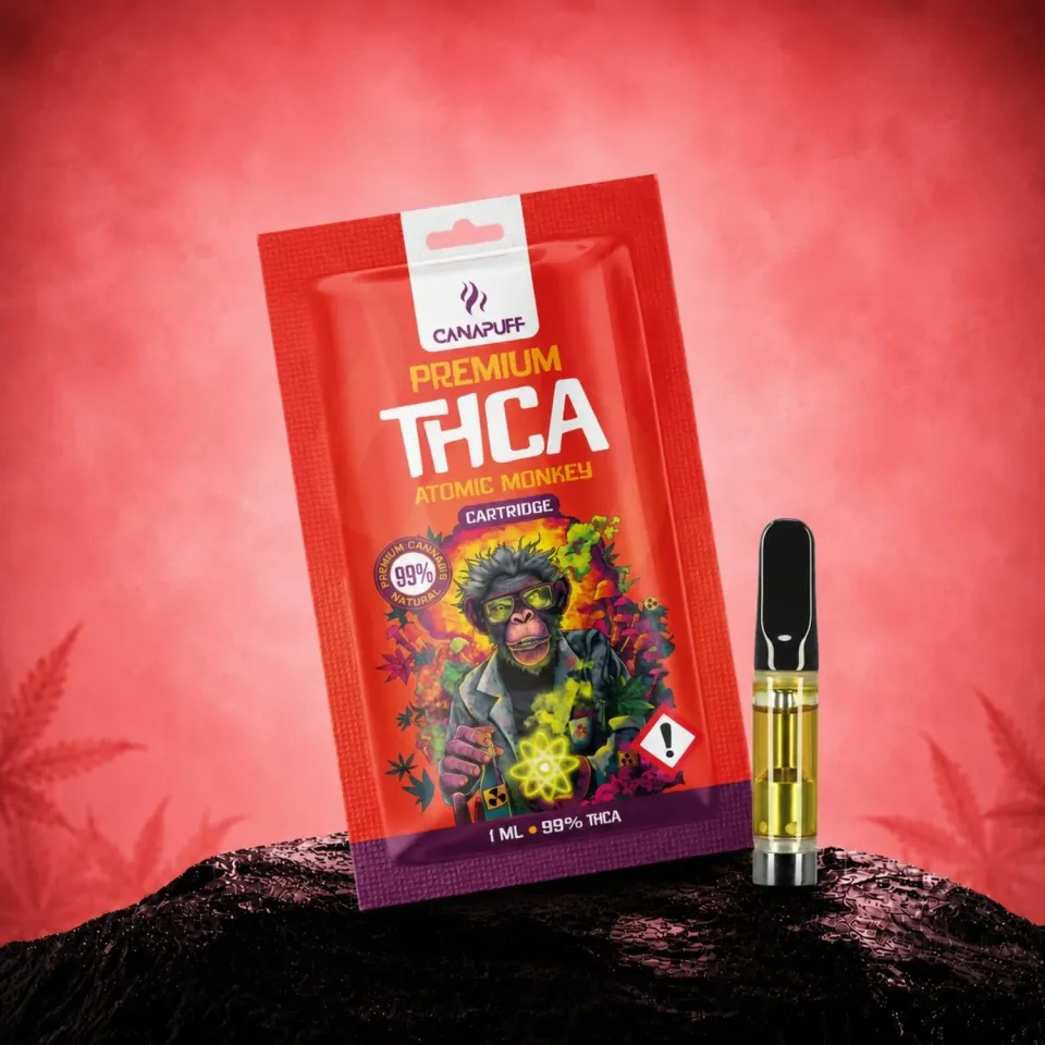 Canapuff THCA Atomic Monkey vapepatron 99%