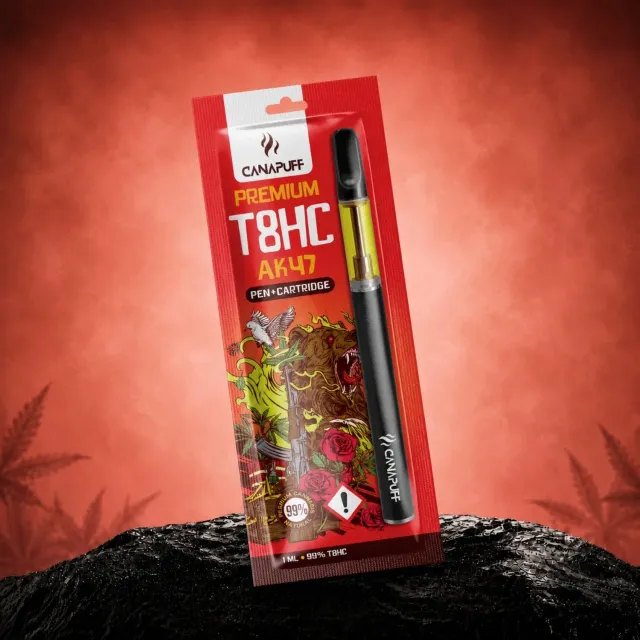 Canapuff T8HC vapepenn AK47 99% patron