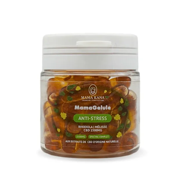 LeGrossiste Anti-stress CBD-kapsler 1500mg 30 stk