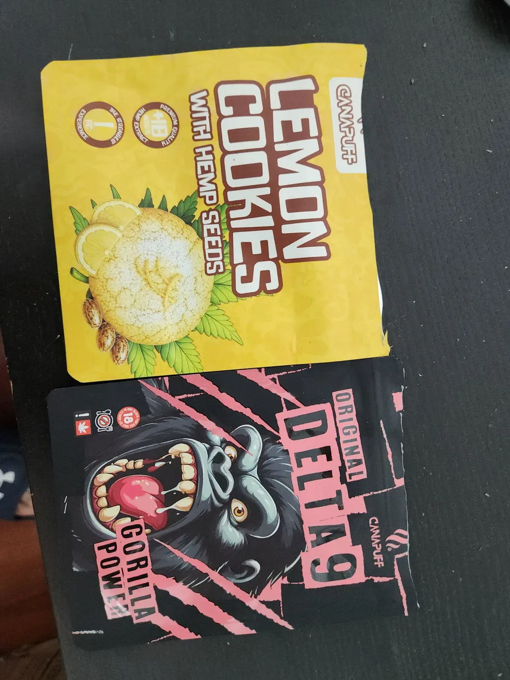 Canapuff Happy Chocolate Bitter sjokolade 5 stk mørk