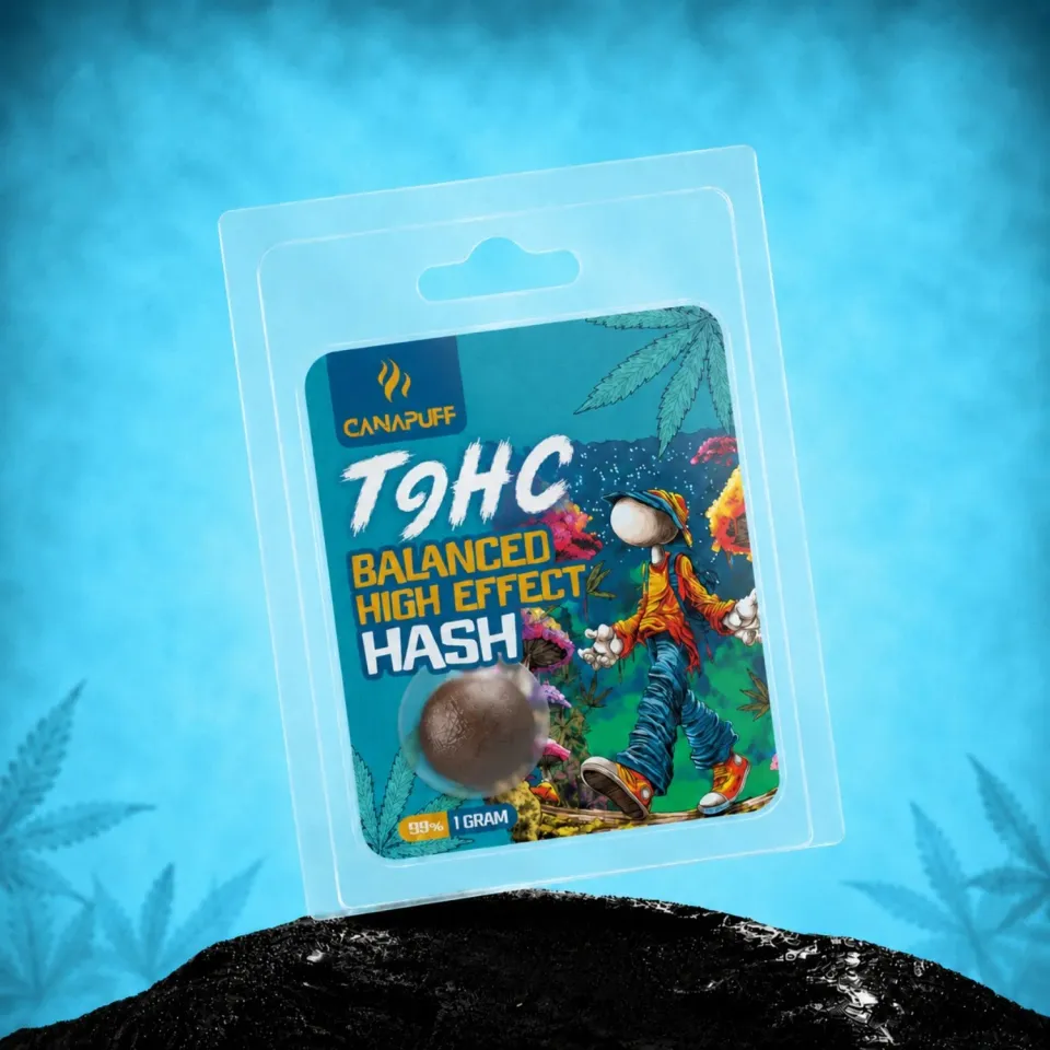 CANAPUFF T9HC Hash Balanced 99% cannabinoidhash