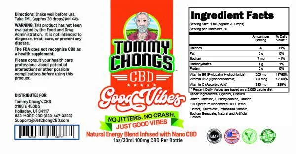 Cheech & Chong Hero Bundle CBD-olje 3-pak energi ro søvn