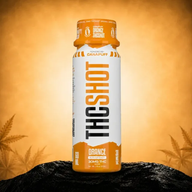 Canapuff Happy Shot Orange shot 60ml appelsin
