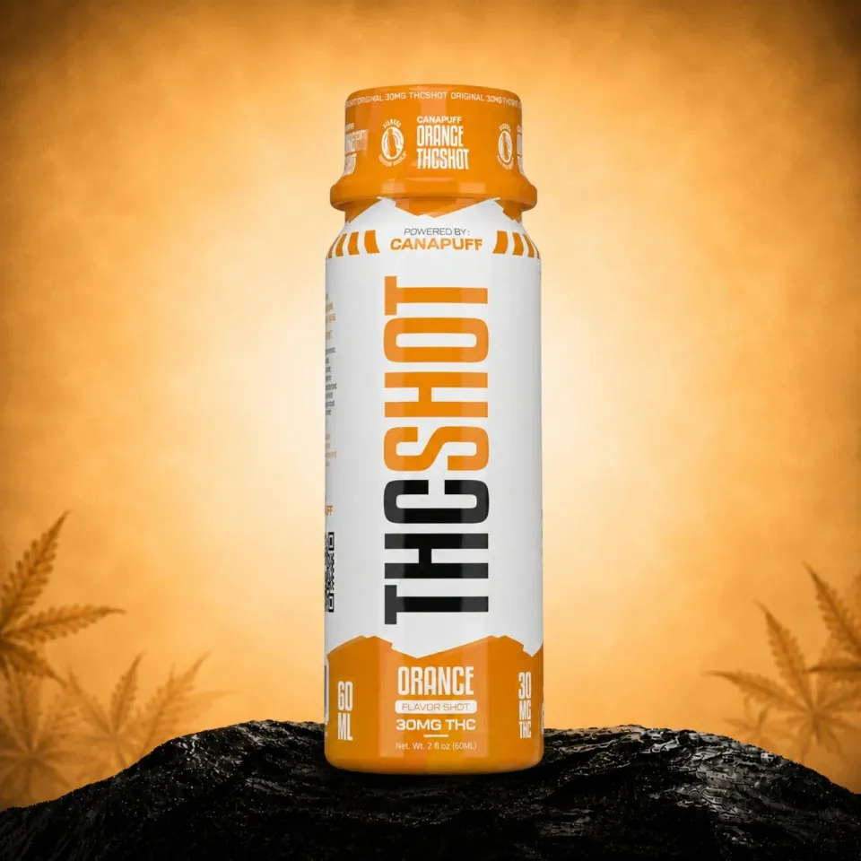 Canapuff Happy Shot Orange shot 60ml appelsin