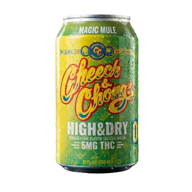 Cheech & Chong High & Dry Magic Mule THC-seltzer 4-pk ingefær