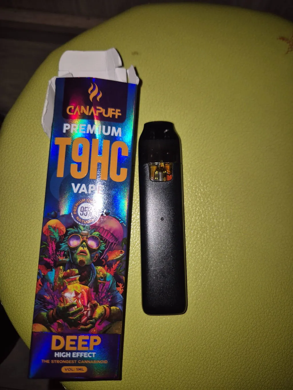 Canapuff Deep T9HC vape 1ml 95% tropisk