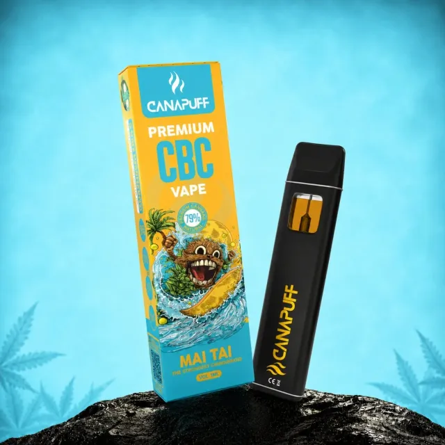 Canapuff CBC Mai Tai engangsvape 1 ml tropisk