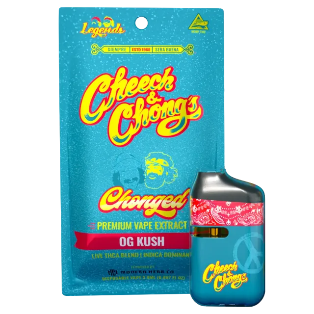 Cheech & Chong Legends OG Kush Indica THCa vape 2 g live resin