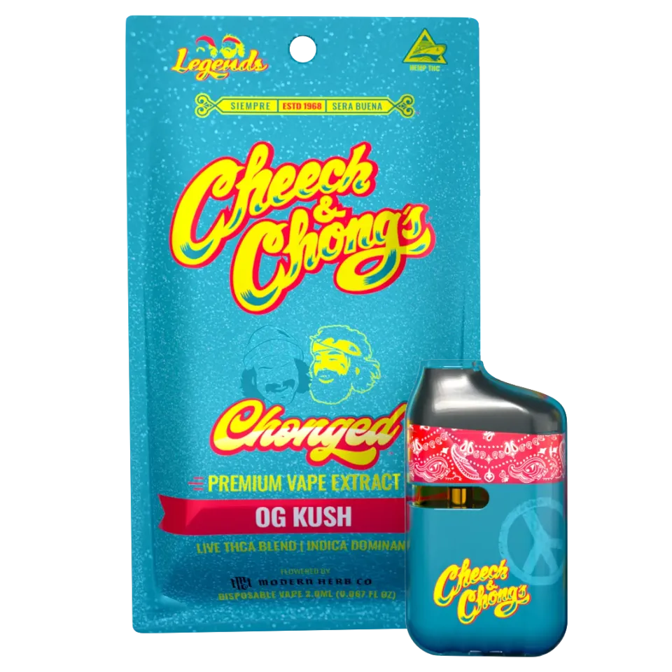 Cheech & Chong Legends OG Kush Indica THCa vape 2 g live resin