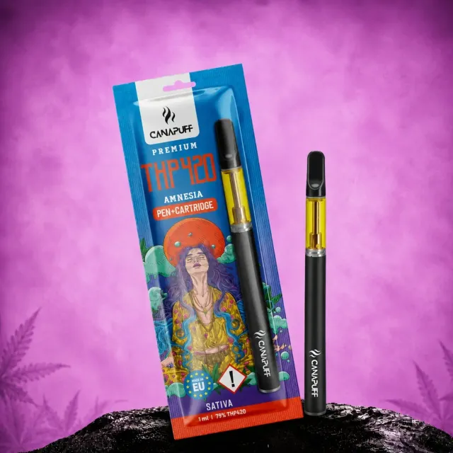 Canapuff THP420 Amnesia 79% vape penn + patron