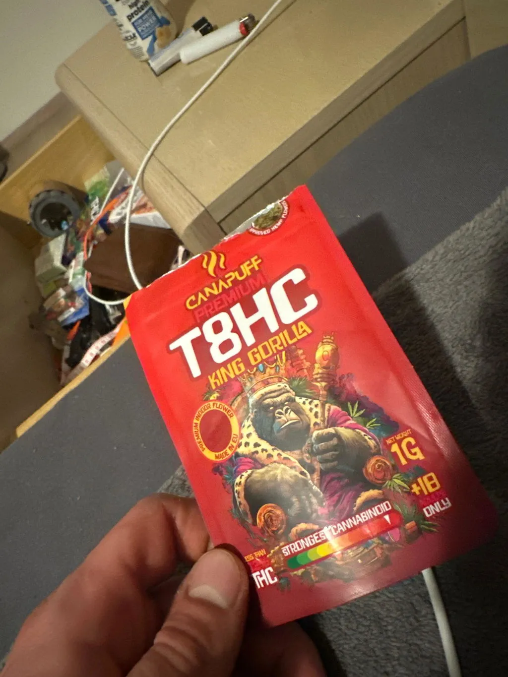 Canapuff T8HC King Gorilla blomst 1g 99%
