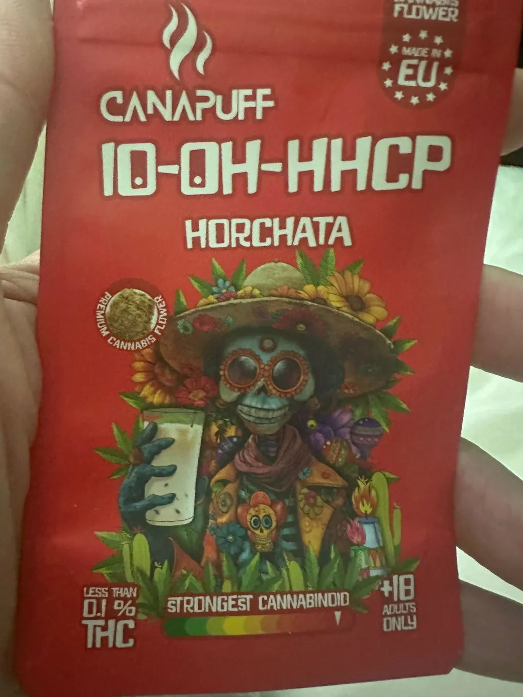 CanaPuff Horchata 9H-HHCP topskudd 1 g kremet søt