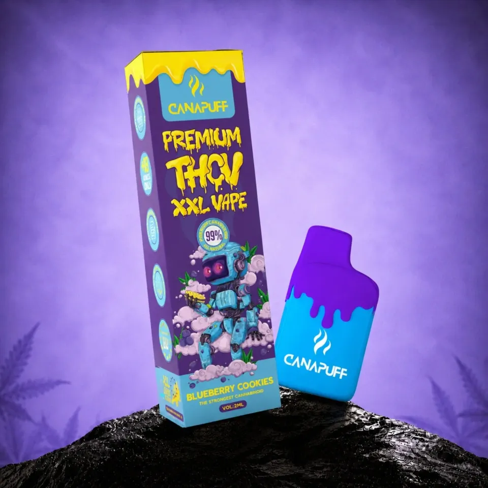 Canapuff Blueberry Cookies THCv vape 2 ml 99%
