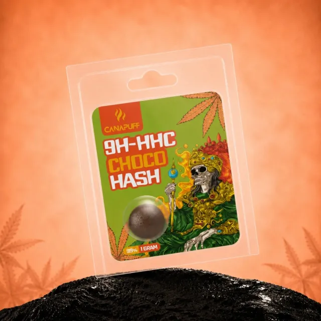 Canapuff 9H-HHC Hash Choco hasj 99% sjokolade