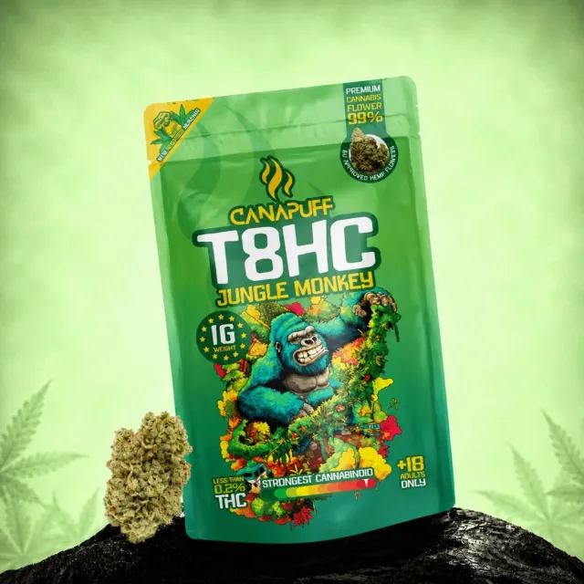 Canapuff T8HC Jungle Monkey topskudd 1g sitrus