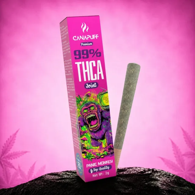 Canapuff Panic Monkey THCA joint 2g 99%
