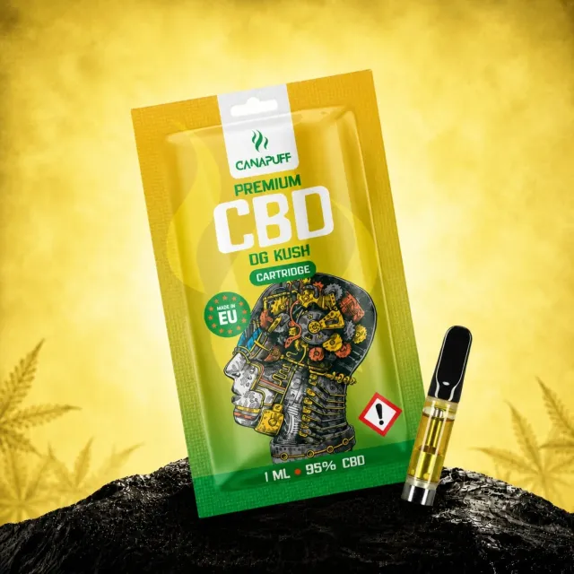 Canapuff CBD OG Kush vapepatron 95% 1 ml
