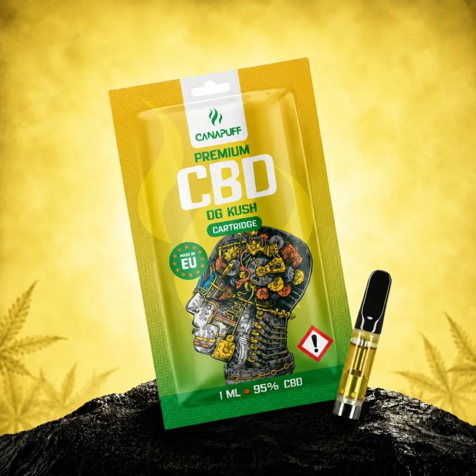 Canapuff CBD OG Kush vapepatron 95% 1 ml