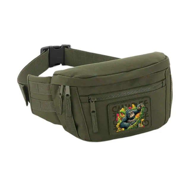 Canapuff Jungle Gorilla rumpetaske grønn 3L 600D