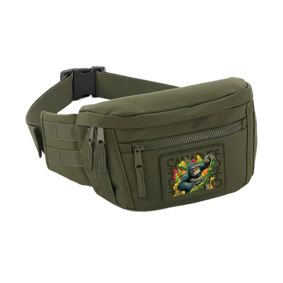Canapuff Jungle Gorilla rumpetaske grønn 3L 600D