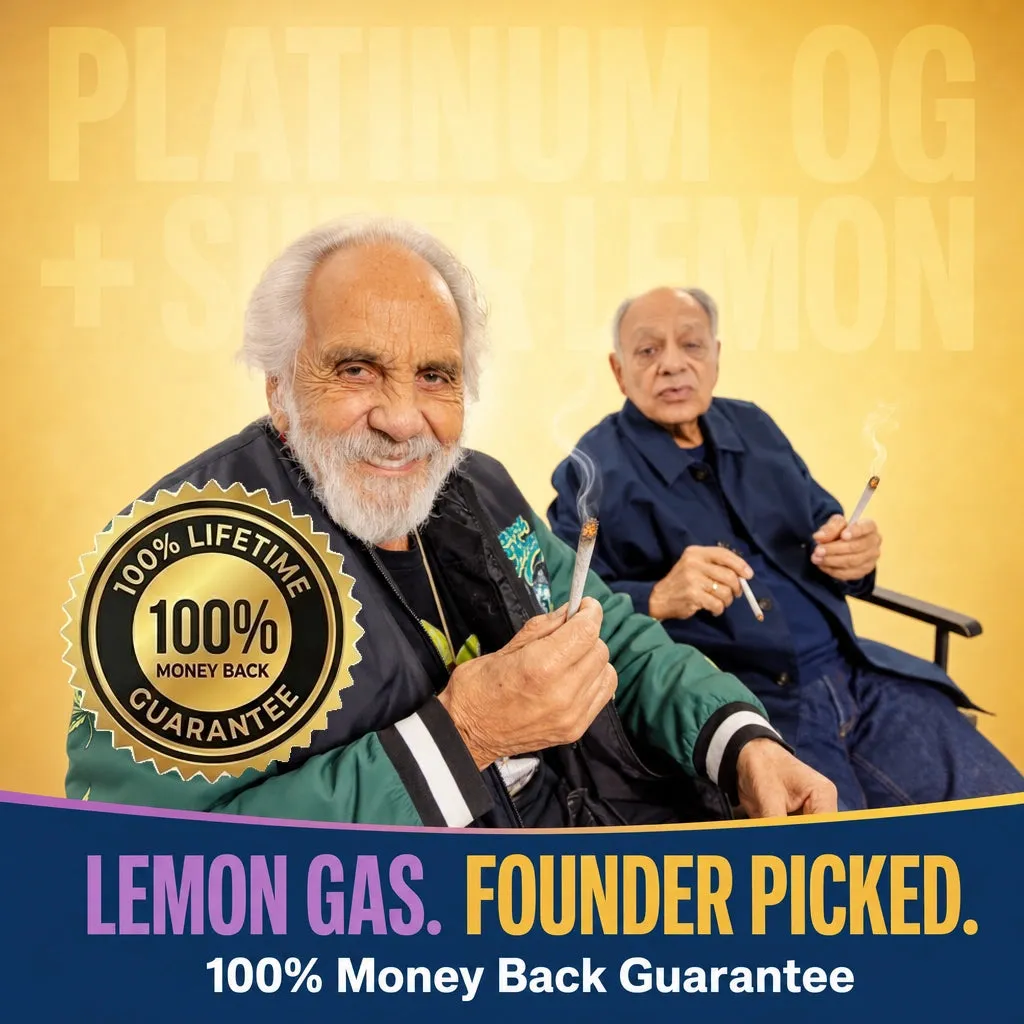Cheech & Chong Blazers Platinum OG Super Lemon prerolls 2-pk 2 g